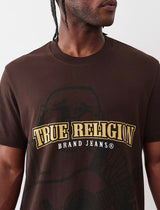 BUDDHA SHADOW LOGO TEE (GANACHE)