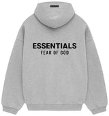 FEAR OF GOD ESSENTIAL HOODIE (LIGHT HEATHER GREY)