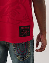 BUDDHA SHADOW LOGO TEE (RED)