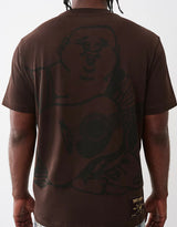 BUDDHA SHADOW LOGO TEE (GANACHE)