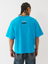 TRUE RELIGION X COOKIES HORSESHOE BITE BOXY TEE