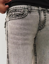 BILLY SUPER T FLAP BOOTCUT (GRAVEL ROOT GREY WASH) 110176