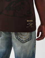 BUDDHA SHADOW LOGO TEE (GANACHE)