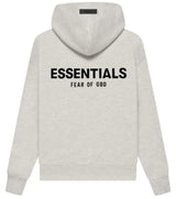 Fear of God Essentials "Kids" Hoodie 'Light Oatmeal' (Final Sale)