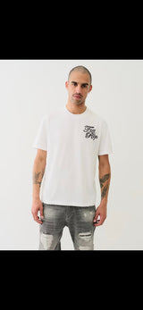 HIGH DENSITY MULTI LOGO TEE (WHITE)