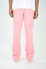 STACKED FLEECE JOGGER (DUSTY PINK)