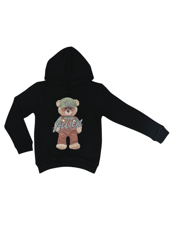 RAWYALTY KIDS ADDICTION HOODIE (BLACK)