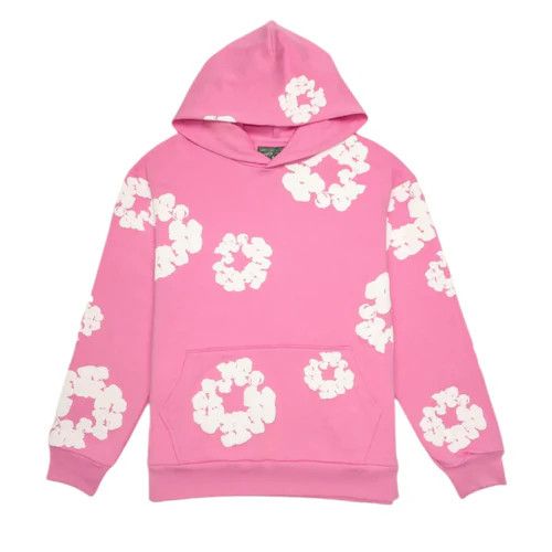 The Cotton Wreath Hoodie  (pink)