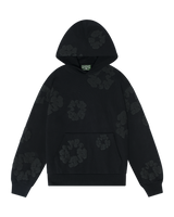 The Cotton Wreath Hoodie  (Black/Black)