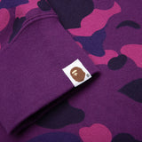 Bape Camo Shark Full Zip Hoodie - (PURPLE)