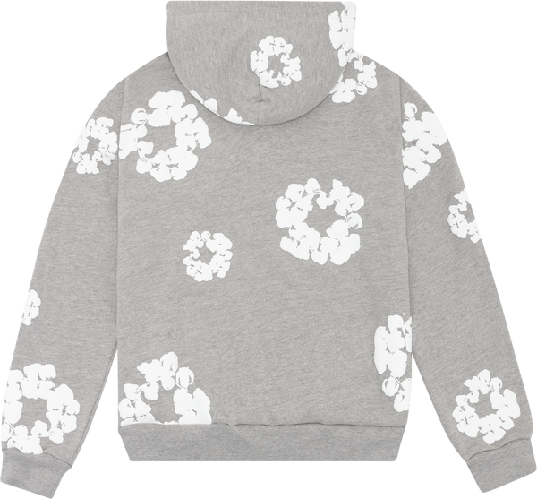 The Cotton Wreath Hoodie  (Grey)