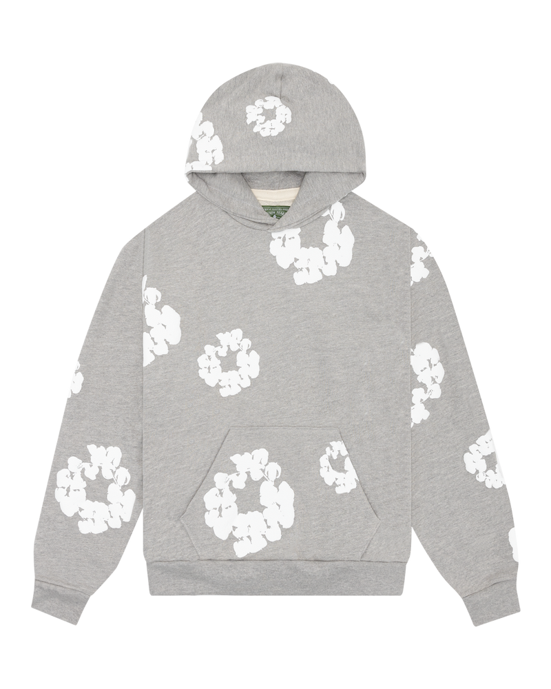 The Cotton Wreath Hoodie  (Grey)