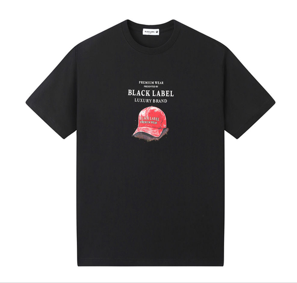Men Black Label "PREMIUM" T-Shirt (BLACK)