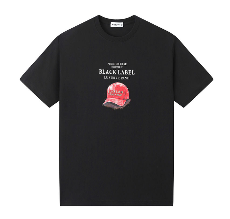 Men Black Label "PREMIUM" T-Shirt (BLACK)