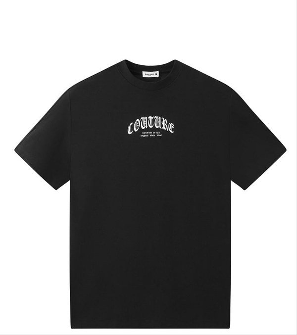 Men Black Label "COUTURE" Oversize T-Shirt