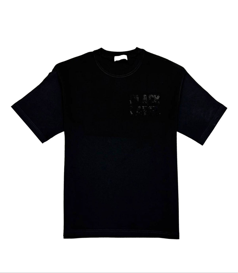 Men Black Label Vibe Black Bling T-Shirt