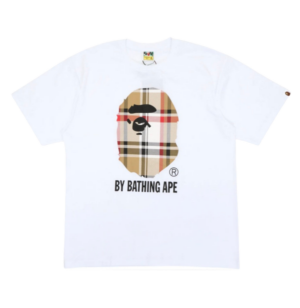 A BATHING APE MEN BAPE X BURBERRY (WHITE)