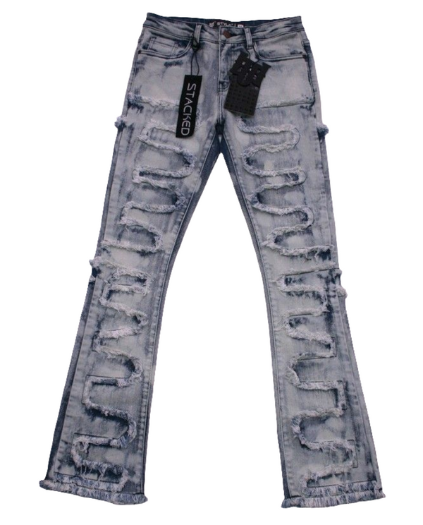 STYLO STACKED JEANS BLUE (SNK 2-20)