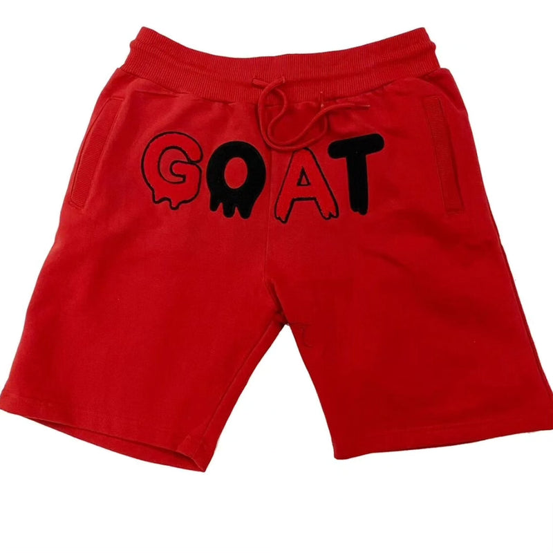 RAWYALTY SHORTS (GOAT RED/BLACK)