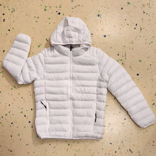 PUFFER JACKET  (WHITE)