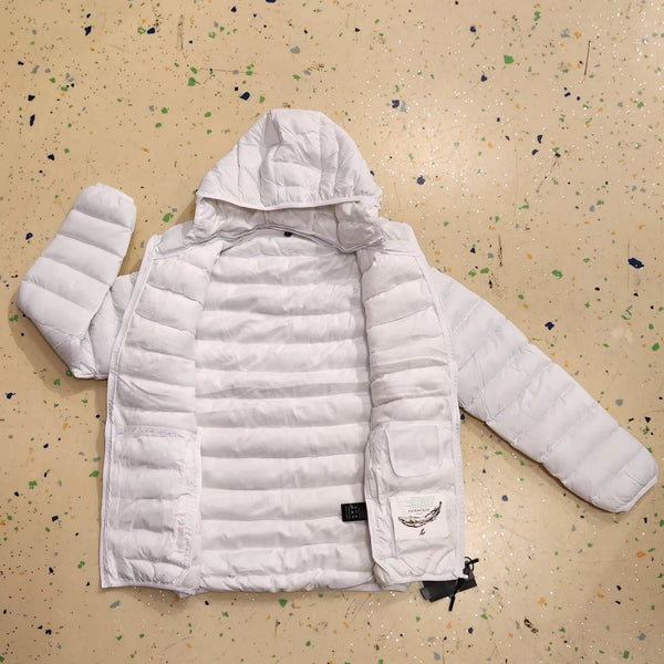 PUFFER JACKET  (WHITE)