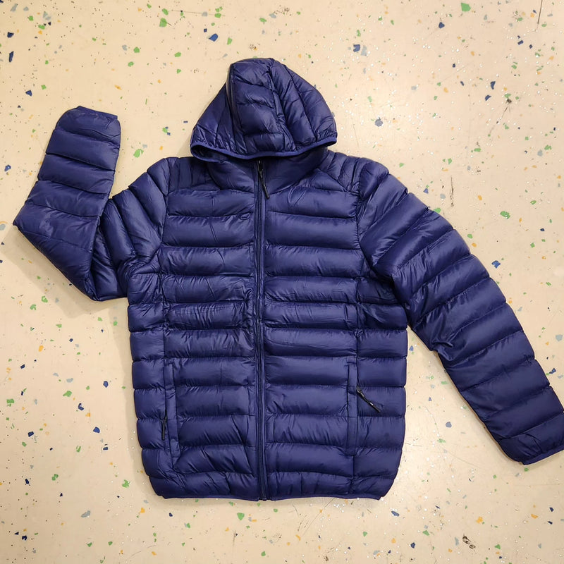 PUFFER JACKET  (BLUE)