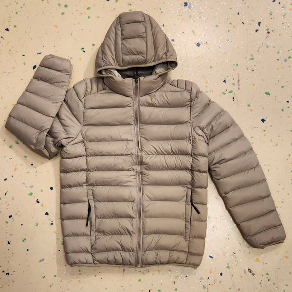 PUFFER JACKET  (TAN)