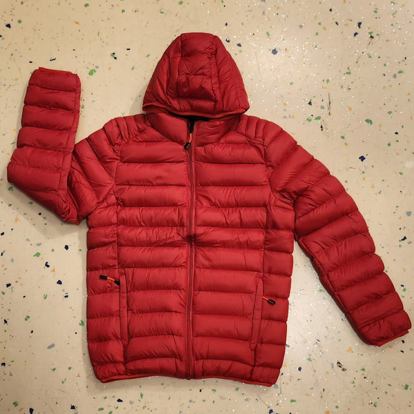 PUFFER JACKET  (RED)
