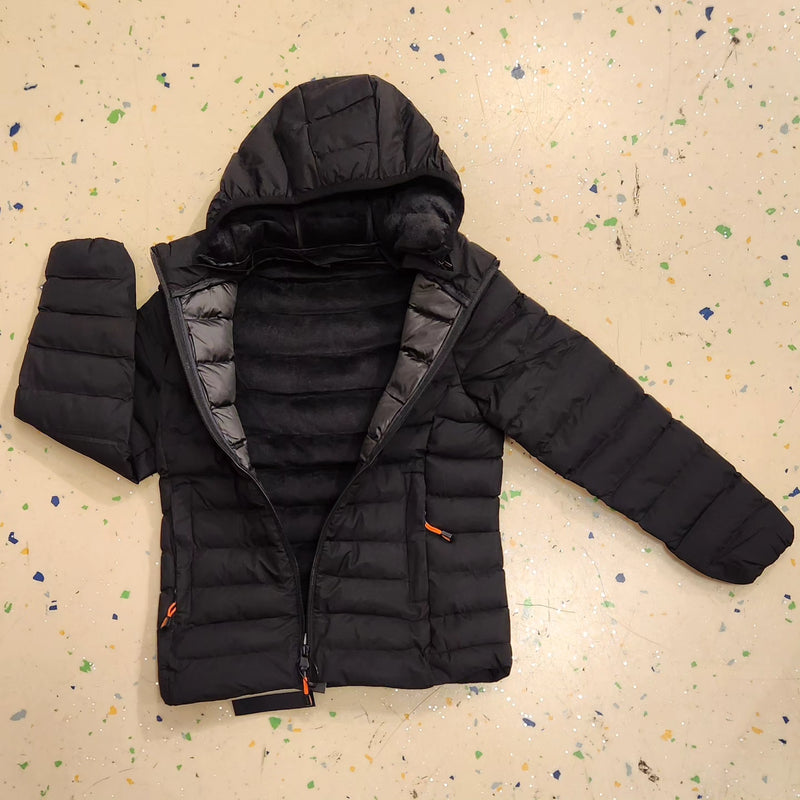 KIDS PUFFER JACKET - BLACK