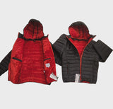 STREET EMPIRE PUFFER JACKET BLK/RED