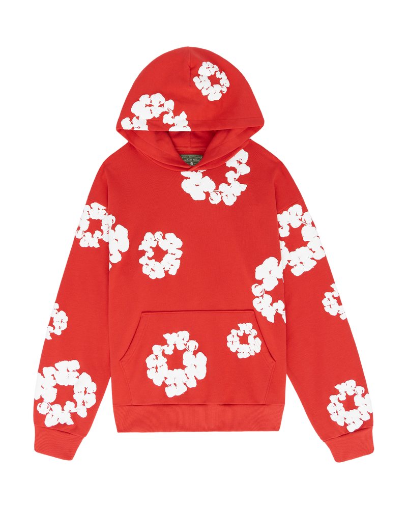 The Cotton Wreath Hoodie  (Red)