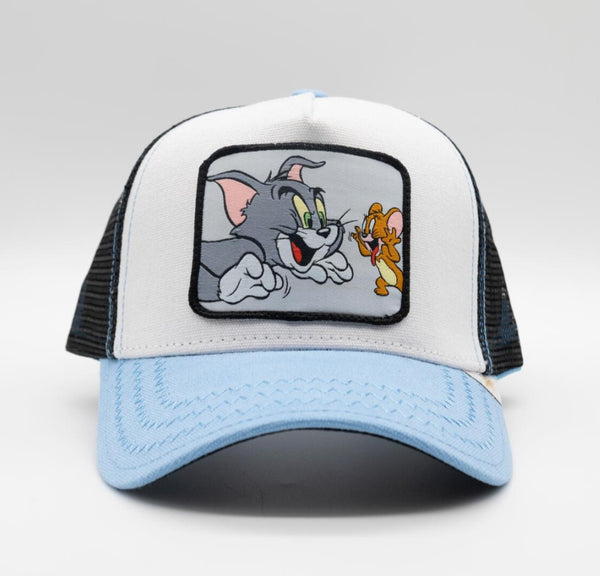 ZOO3 CARTOON BABY BLUE TRUCKER HAT