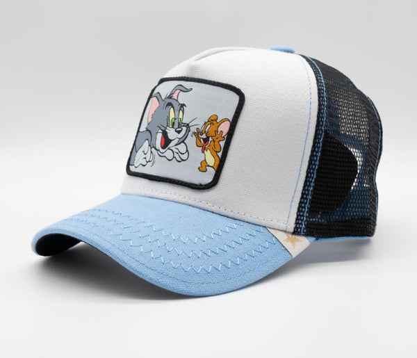 ZOO3 CARTOON BABY BLUE TRUCKER HAT