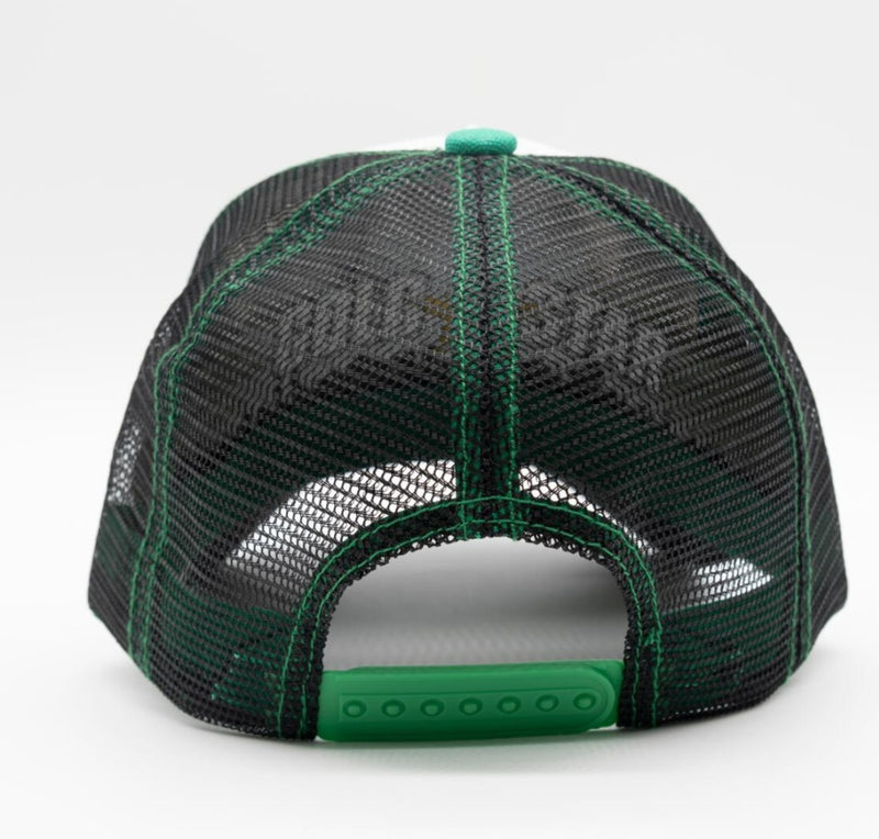 ZOO1 CARTOON GREEN/WHITE/BLACK TRUCKER HAT