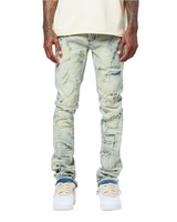 AJD3033 RIP LT WASH (STACKED JEAN)