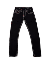 TRUE RELIGION ROCCO FLAP SUPER T 3OIN (BLACK/RED)