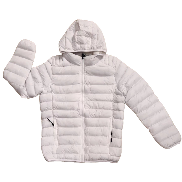 PUFFER JACKET  (WHITE)