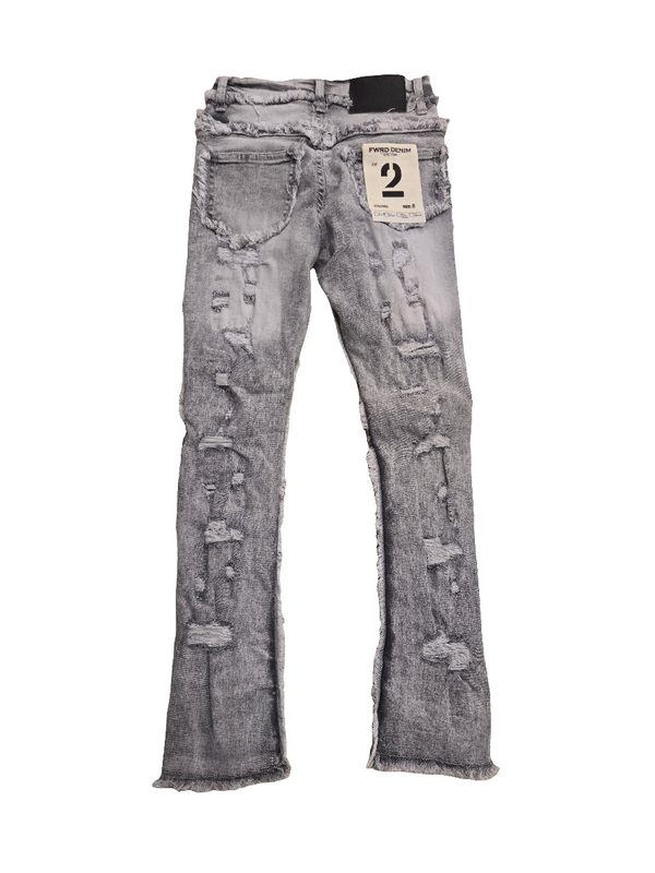 FWRD KIDS STACKED JEANS (GREY) KIDS