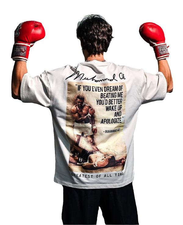 RICH GANG MUHAMMED ALI OVZ TEE (WHITE)