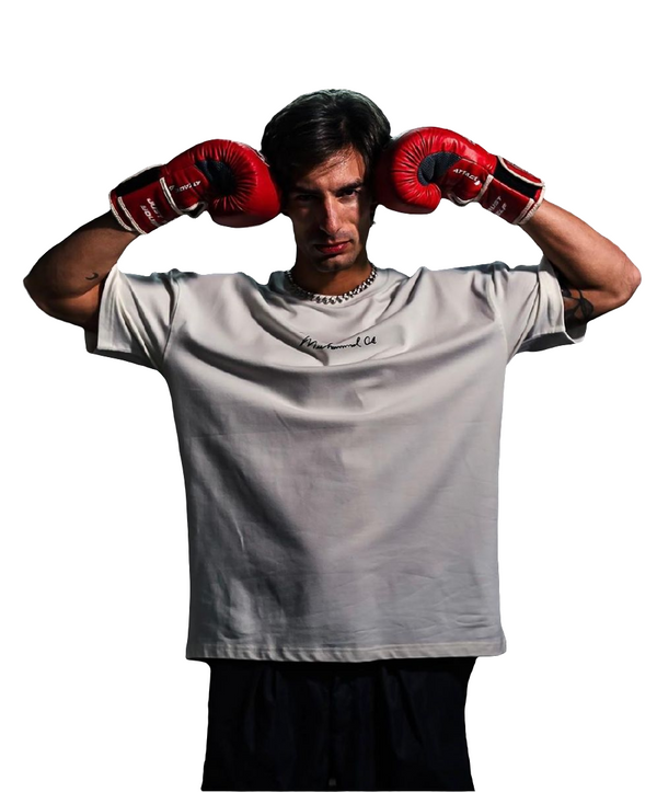 RICH GANG MUHAMMED ALI OVZ TEE (WHITE)