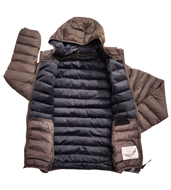 PUFFER JACKET  (GREY)