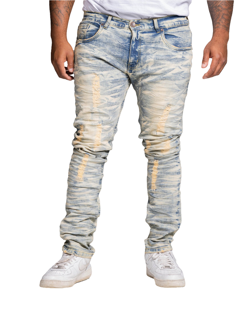 33319 Kid's WILD TIGER SLIM DENIM JEAN (ICE TINT)