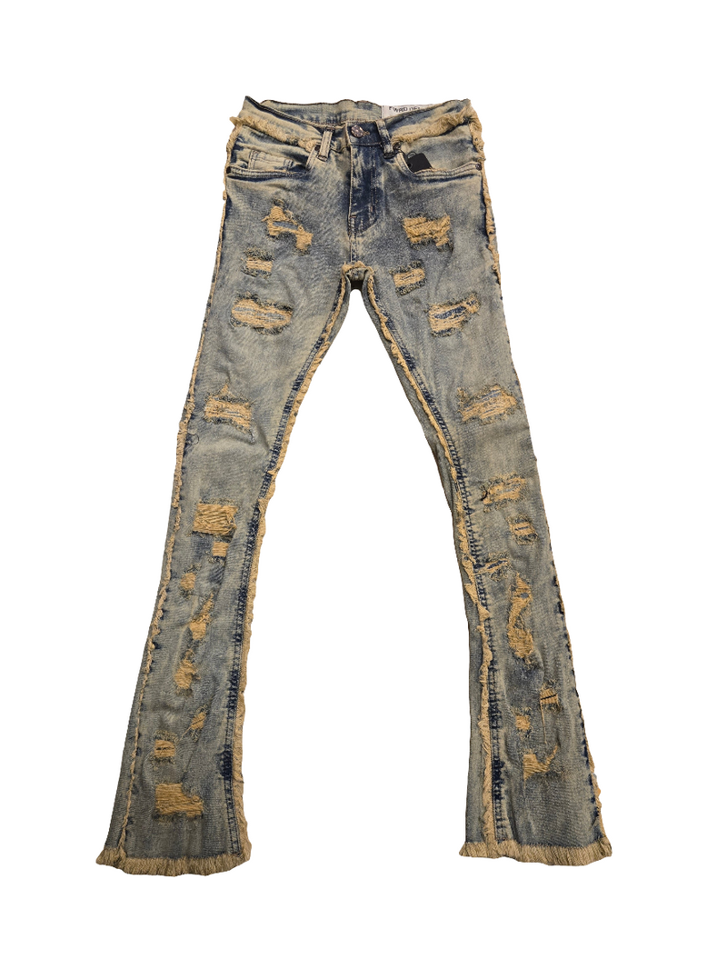 FWRD KIDS STACKED JEANS  (ICE TINT) KIDS