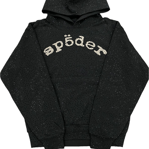 スケートボード Sp5der Spider worldwide set-black Sp5der VVS Hoodie Black Men's - FW24 - US