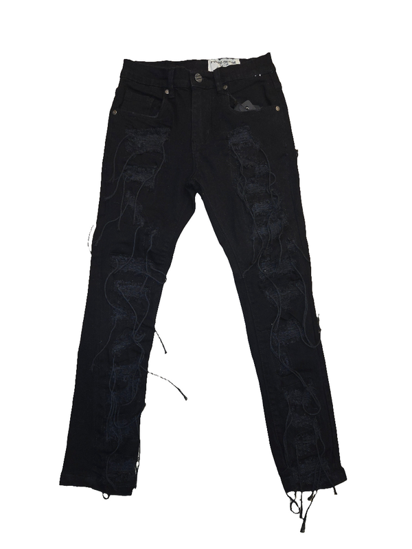 KIDS SLIM JEANS (JET BLACK) KIDS