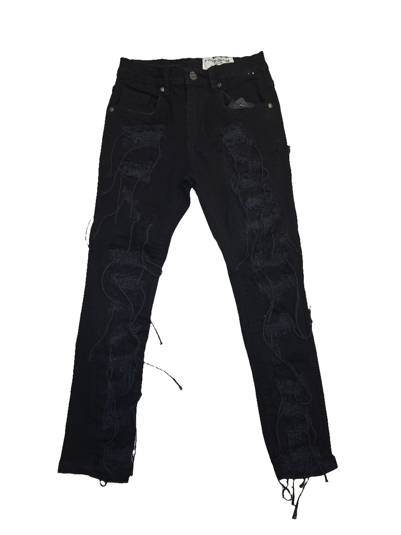 KIDS SLIM JEANS (JET BLACK) KIDS