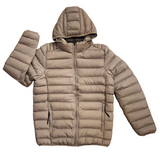 PUFFER JACKET  (TAN)