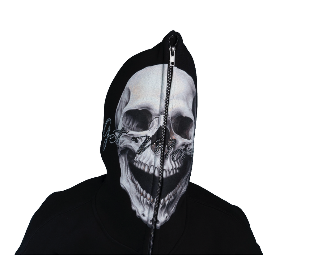 Hasta Muerte - GM Skull Full Zip Hoody (GM Skull Full Zip