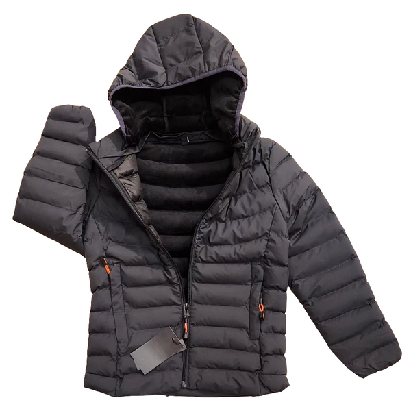 KIDS PUFFER JACKET - GREY