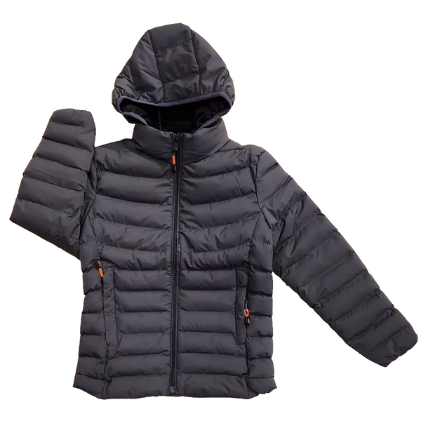 KIDS PUFFER JACKET - GREY